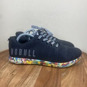Nobull Outwork Wild Womens Black Multicolor Size 7.5 Gym Training Shoes